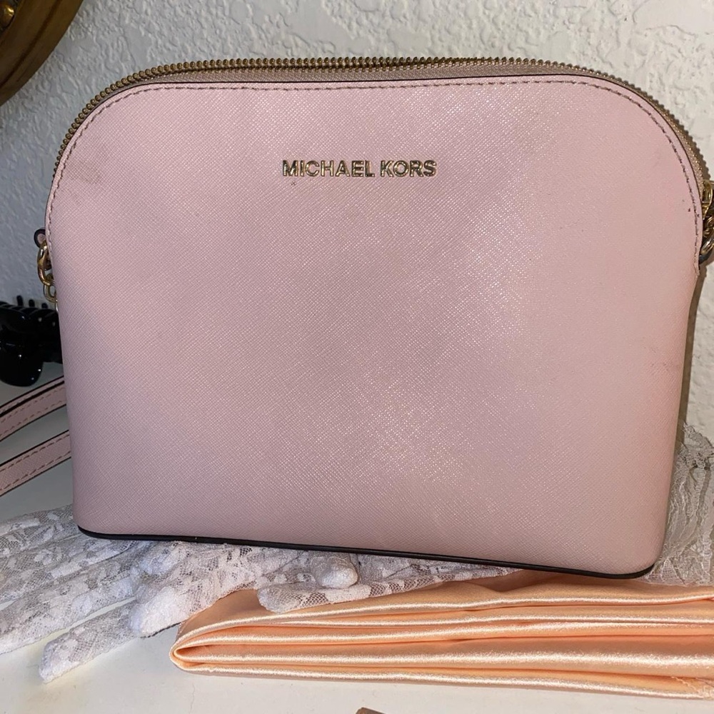 Michael Kors Blush Pink Cosmetic Bag